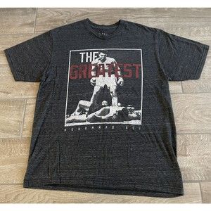 Muhammad Ali Over Liston Boxing The Greatest Officially Licensed T-Shirt L Large